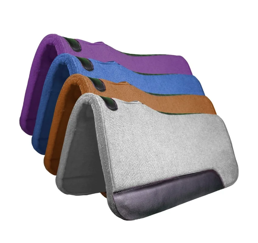 Equestrian felt saddle pads